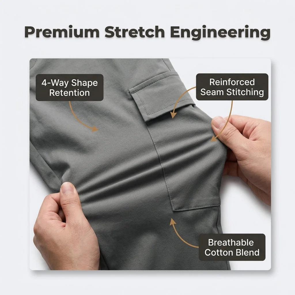 Premium Stretch Cargo Jeans – Comfort and Style — photo 4