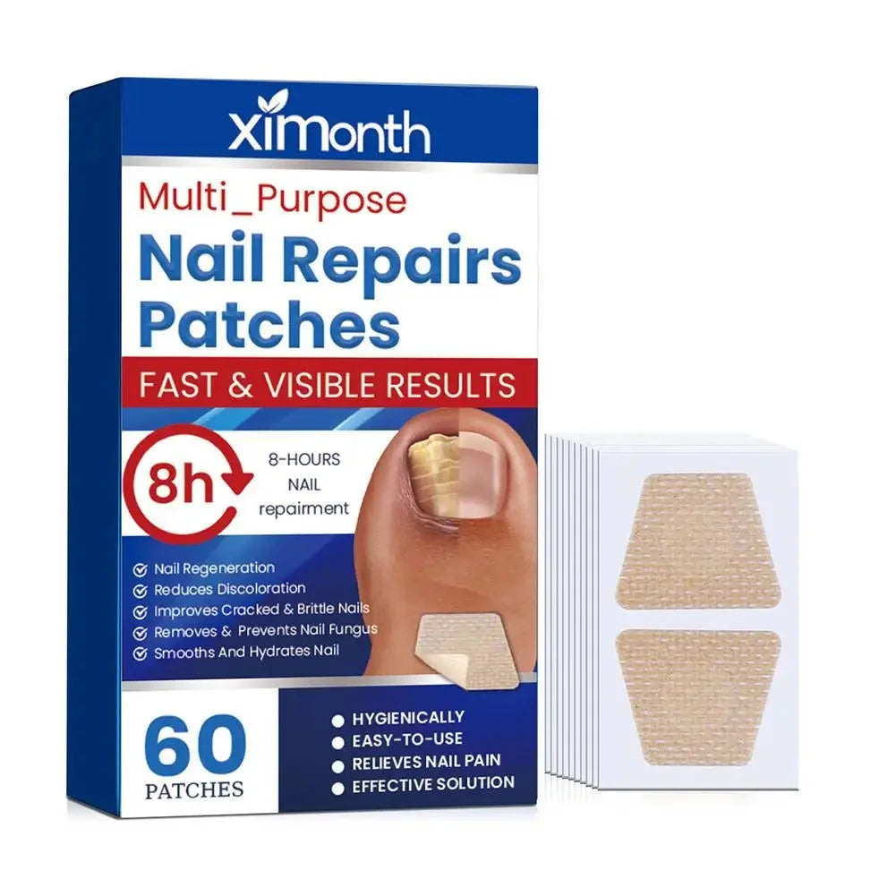 Adesivos de Reparação Discretos para Unhas com Fungos